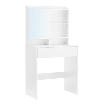 Ξύλινο Μπουντουάρ με Καθρέπτη 70 x 40 x 136 cm VASAGLE RDT118W01