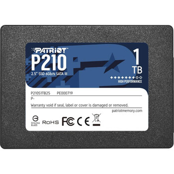 Patriot P210 1 TB Black SATA 6 Gb/s 25" (P210S1TB25) (PATRP210S1TB25)
