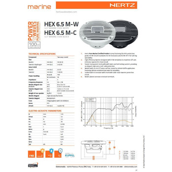 Ηχεία Marine – Hertz HEX 6.5 M-C