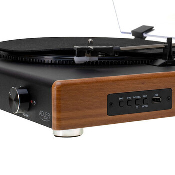 ADLER BT5.4 TURNTABLE WITH USB WOOD