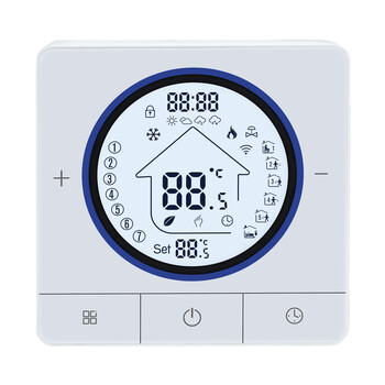 Smart θερμοστάτης αερίου BHT-800WM-GCLW, WiFi, επιτοίχιος, λευκός