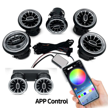 DIQ AMBIENT 8176 CD AIR VENTS BENZ C-GLC (Digital iQ Turbine Air Vent Ambient Light Kit MERCEDES C - GLC mod. 2015-2021)