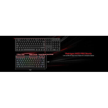 Gaming πληκτρολόγιο - Redragon Noctis K632 PRO