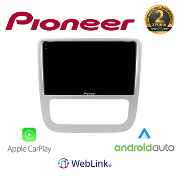 PIONEER SPH-9VW1010057SL SPH-PF97BT PERFECT FIT Tablet 9"  Για VW SCIROCCO 2008-2014 AUTO AC SILVER Με Carplay & Android Auto