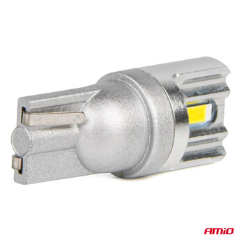 03719/AM ΛΑΜΠΑΚΙΑ LED T10 W5W 12/24V LED 2x1860SMD STANDARD ΛΕΥΚΑ ΑΜΙΟ - 2 ΤΕΜ.
