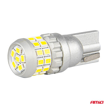 04233/AM ΛΑΜΠΑΚΙΑ T10 W5W 12V/24V LED CAN-BUS 30xSMD 2016 ΛΕΥΚΟ 5500K ΑΜΙΟ - 2 ΤΕΜ.