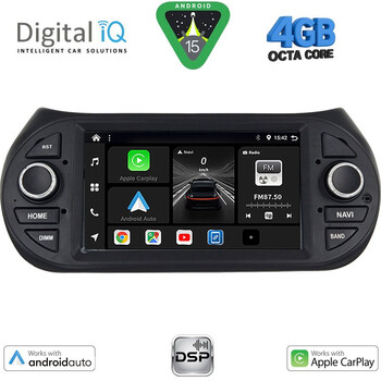 DIGITAL IQ BXF 692_CPAA (7" DVD) MULTIMEDIA SYSTEM for CT NEMO – FT FIORINO-QUBO – PG BIPPER mod. 2008>