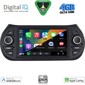 DIGITAL IQ BXF 692_CPAA (7" DVD) MULTIMEDIA SYSTEM for CT NEMO – FT FIORINO-QUBO – PG BIPPER mod. 2008>