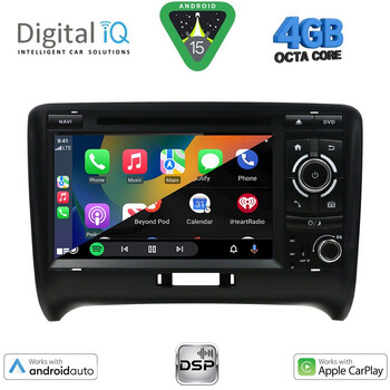 DIGITAL IQ BXF 678_CPAA (7" DVD) MULTIMEDIA SYSTEM for AUDI ΤΤ mod. 2007-2015