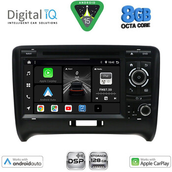 DIGITAL IQ BXF 778_CPAA (7" DVD) MULTIMEDIA SYSTEM for AUDI ΤΤ mod. 2007-2015
