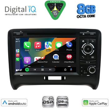 DIGITAL IQ BXF 778_CPAA (7" DVD) MULTIMEDIA SYSTEM for AUDI ΤΤ mod. 2007-2015