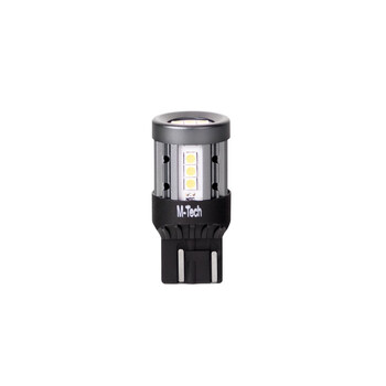 LB865W-01B/MT ΛΑΜΠΑΚΙ W21/5W T20 7443 W3x16q 12/24V 600lm 4W 15x3030SMD LED CAN-BUS PLATINIUM ΛΕΥΚΟ BLISTER - 1 ΤΕΜ.
