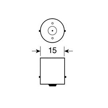 5793.2-LM ΛΑΜΠΑΚΙ P21W 12V BA15s MEGA-LED5