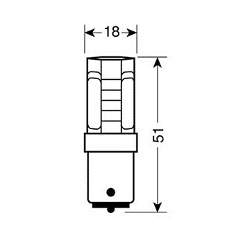 L5793.0 P21W 12V BA15s MEGA-LED20 ΑΛΟΥΜΙΝΙΟΥ COB ΔΙΑΘΛΑΣΗΣ (ΜΟΝΟΠΟΛΙΚΟ) BLISTER 1ΤΕΜ.