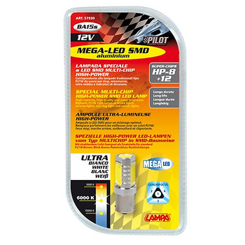 L5793.0 P21W 12V BA15s MEGA-LED20 ΑΛΟΥΜΙΝΙΟΥ COB ΔΙΑΘΛΑΣΗΣ (ΜΟΝΟΠΟΛΙΚΟ) BLISTER 1ΤΕΜ.