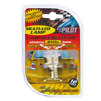 L5837.0 ΛΑΜΠΑ ΜΟΝΟΠΟΛΙΚΗ 11LED ΠΟΡΤΟΚΑΛΙ 12V