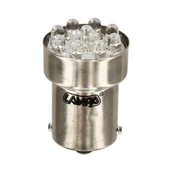 L5837.4 ΛΑΜΠΑ ΜΟΝΟΠΟΛΙΚΗ 11LED ΚΟΚΚΙΝΟ ΧΡΩΜΑ 12V