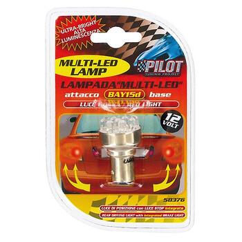 5837.6-LM ΛΑΜΠΑ ΔΙΠΟΛΙΚΗ 11LED ΚΟΚΚΙΝΟ ΧΡΩΜΑ 12V