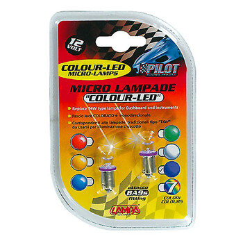 L5840.5 ΣΕΤ ΛΑΜΠΑΚΙΑ ΜΕ LED 12V T4W BA9s