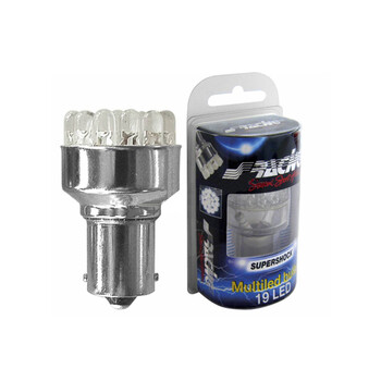 SRL19/R BA15s ΛΑΜΠΑ ΜΕ 19LED ΚΟΚΚΙΝΟ SIMONI RACING - 1 TEM.