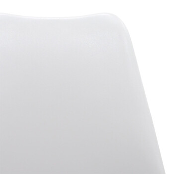 Καρέκλα Gaston pakoworld PP-PU λευκό-φυσικό πόδι 43x51x75εκ