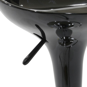 Σκαμπό μπαρ Felice pakoworld πτυσσόμενο μαύρο-βάση χρωμίου 40x43x84εκ 2 τμχ