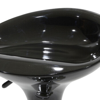 Σκαμπό μπαρ Felice pakoworld πτυσσόμενο μαύρο-βάση χρωμίου 40x43x84εκ 2 τμχ