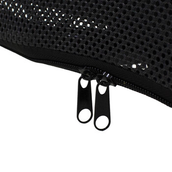 Καρέκλα γραφείου Joel II pakoworld με ύφασμα mesh σε μαύρη απόχρωση 61x59x109.5-123εκ