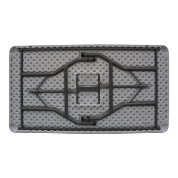 Τραπέζι catering-συνεδρίου Aprilia pakoworld λευκό μονοκόμματη επιφάνεια 152x76x74εκ