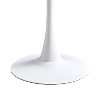 Τραπεζαρία Elijah-Aurora I pakoworld σετ 3τεμ pp σε λευκή απόχρωση Φ60x74εκ