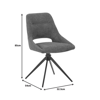 Τραπεζαρία Gustas-Luciano I pakoworld σετ 5τεμ λευκό μαρμάρου-κρεμ υφασμα 120x80x76εκ