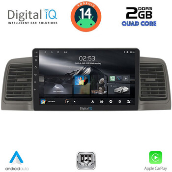 DIGITAL IQ RSB 1712GR_CPA (9inc) MULTIMEDIA TABLET for TOYOTA COROLLA mod. 2001-2006 (GREY)