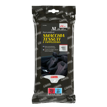 L3841.4 ΥΓΡΑ ΜΑΝΤΗΛΑΚΙΑ ΚΑΘΑΡΙΣΜΟΥ ΛΕΚΕΔΩΝ ΑΠΟ ΥΦΑΣΜΑΤΑ & ΤΑΠΕΤΣΑΡΙΕΣ 24x22 cm LAMPA - 24 TEM.