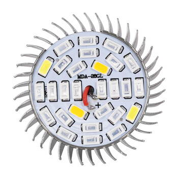 GloboStar® 85960 Grow Light Spot Full Spectrum LED Σποτ Ανάπτυξης Φυτών Θερμοκηπίου με Ντουί E27 SMD 2835 28W 120° AC230V IP20 Εσωτερικού Χώρου για Κάλυψη Επιφάνειας 0.6m x 0.6m Πλήρους Φάσματος Φωτισμού