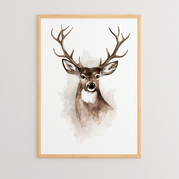 Πίνακας Deereby pakoworld με ψηφιακή εκτύπωση και πλαίσιο 33x1.5x48εκ