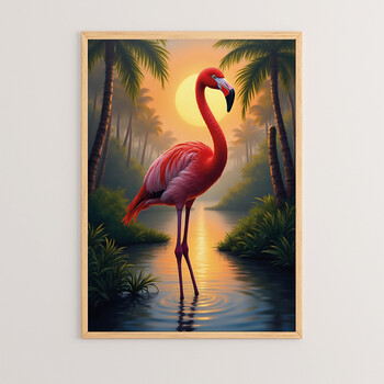 Πίνακας Buka pakoworld με ψηφιακή εκτύπωση και πλαίσιο 33x1.5x48εκ