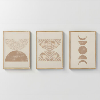 Πίνακας Klipen  pakoworld τρίπτυχος με ψηφιακή εκτύπωση και πλαίσιο 33x1.5x48εκ