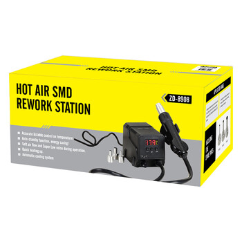 DM-ZD-8908 . Σταθμός κόλλησης θερμού αέρα 300W με ρύθμιση θερμοκρασίας DM-ZD-8908 DM PRO