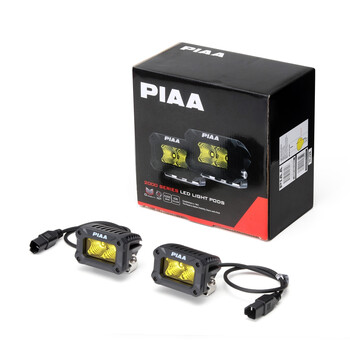 PIAA DKCL200 2000 Series Pod lamp kit 9W / 1200lm per lamp 2500K
Flood Beam