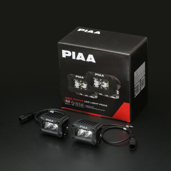 PIAA DKCL203 2000 Series Pod lamp kit 9W / 1200lm per lamp 5600K
Spot Beam