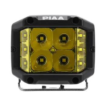 PIAA DKQE30 Quad Edge Cube lamp kit 24W / 3540lm per lamp 2500K
Yellow Wide Angle Driving Beam