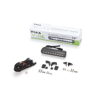 PIAA DKVR105E V-RF 10" Lightbar Kit
45W / 4000lm / White beam 5800K ECE Certified