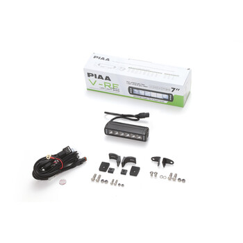 PIAA DKVR73E V-RF 7" Lightbar Kit
30W / 2650lm / White beam 5800K ECE Certified