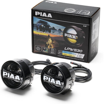 PIAA DKW531 LPW530 3.5" Round lamp kit 20W / 2000lm per lamp
6000K / 4000K / 2500K 3 color modes Driving Beam