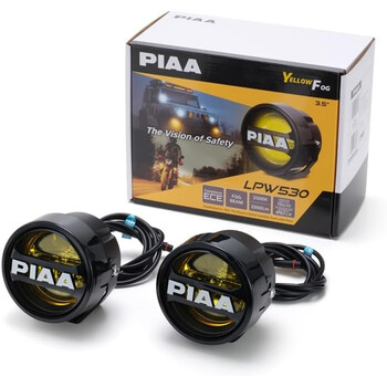 PIAA DKW538E LPW530 3.5" Round lamp kit 20W / 2500lm per lamp 6000K
Yellow Fog Beam ECE Certified