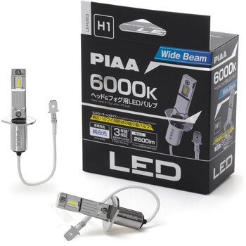PIAA LEH263 Headlight LED conversion bulb 6000K /11W per bulb 2500lm from 2 bulbs
For H1 Halogen sockets