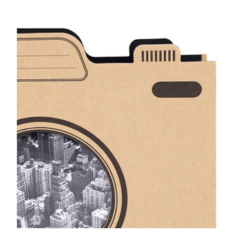 Ostaria Άλμπουμ Φωτογραφιών Παραδοσιακό Σπιράλ Σκληρό Εξώφυλλο 'Φωτογραφική Μηχανή' 60 Σελίδες -37054