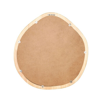 Ostaria Καθρέφτης Ξύλινος Οργανικός Φυσικός με Ξύλο και Γυαλί σε Κουτί Κραφτ -37066