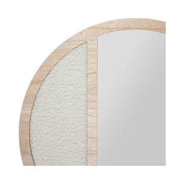 Ostaria Καθρέφτης mdf Sherpa 'Otawa' Φυσικός με Κράφτ Κουτί -36804