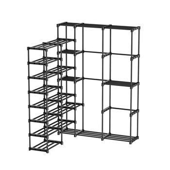 Μεταλλική Κρεμάστρα Ρυθμιζόμενη Keeper 6.0 80 x 150 x 30cm - Μαύρο 5903796013801 MarkAdler